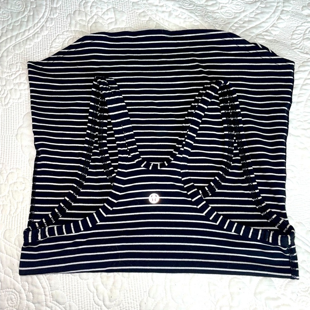 Lululemon crb striped tank top